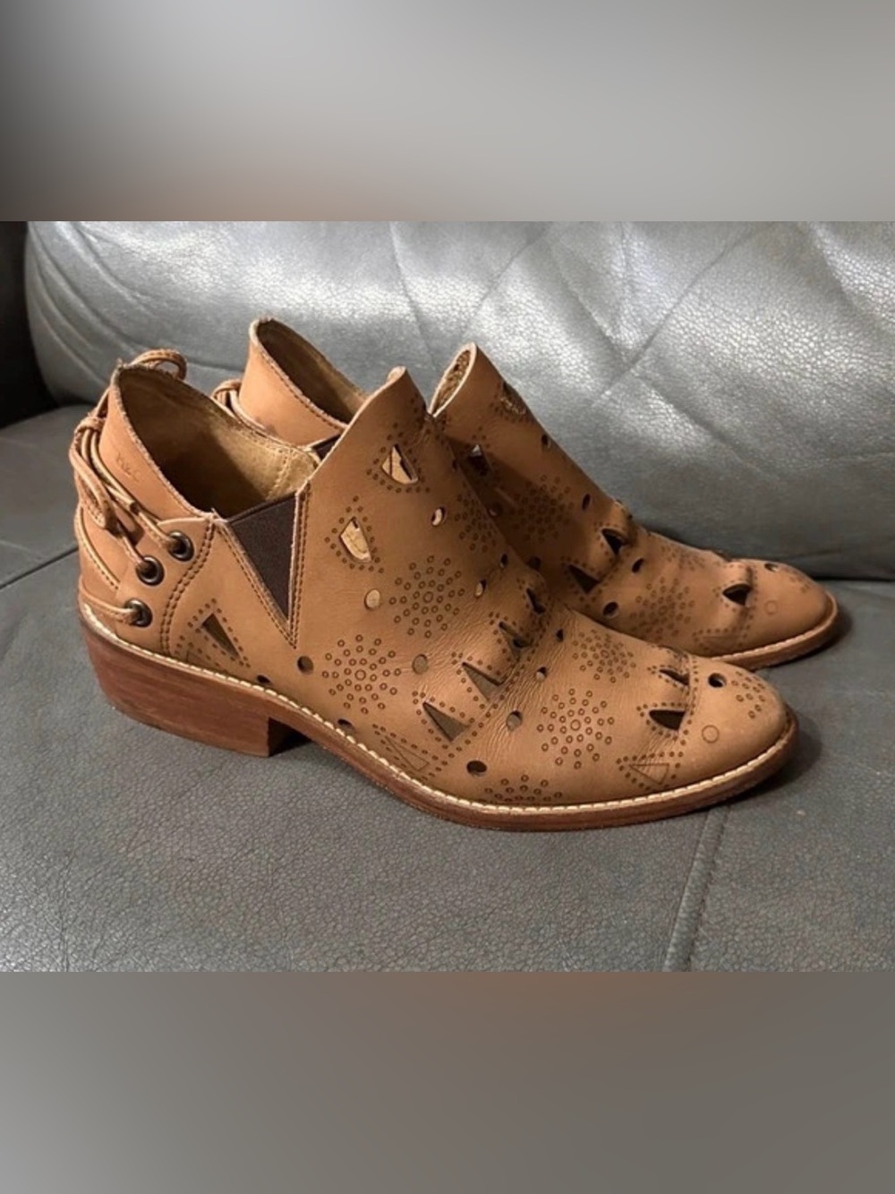 Musse and Cloud Anthropologie Ankle Booties